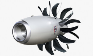 4 Open rotor turbine